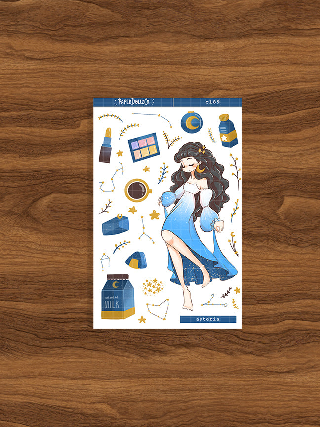 Asteria | Space Goddesses | Collections Sticker | C189