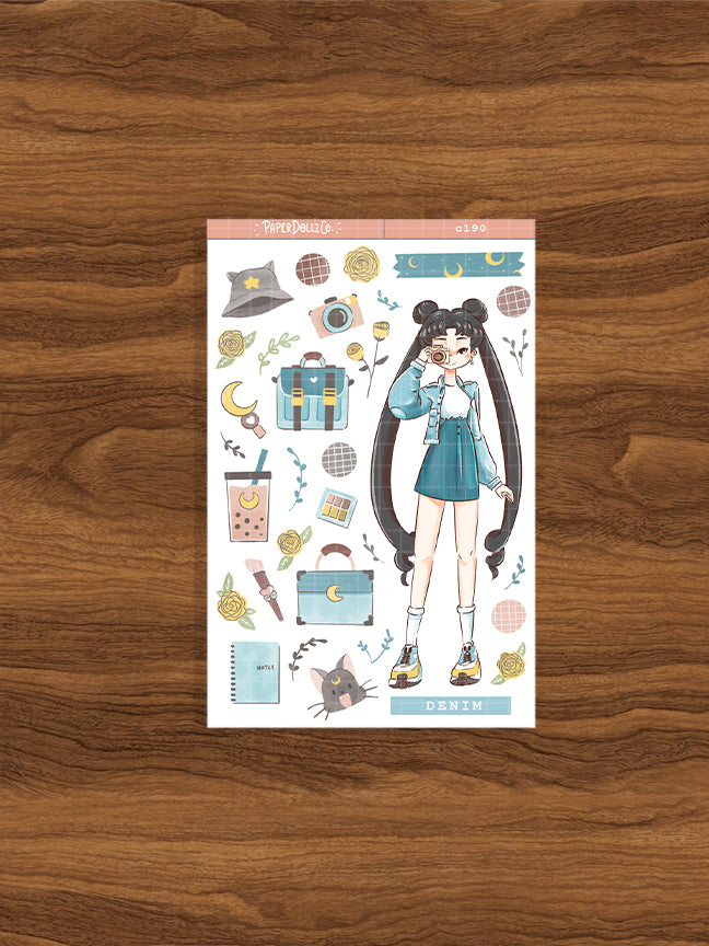 Denim | Sailor Bloom | Spring Collections Sticker | C190