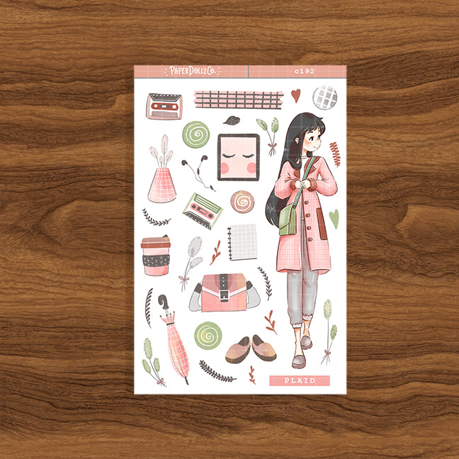 Plaid | Sailor Bloom | Spring Collections Sticker | C192
