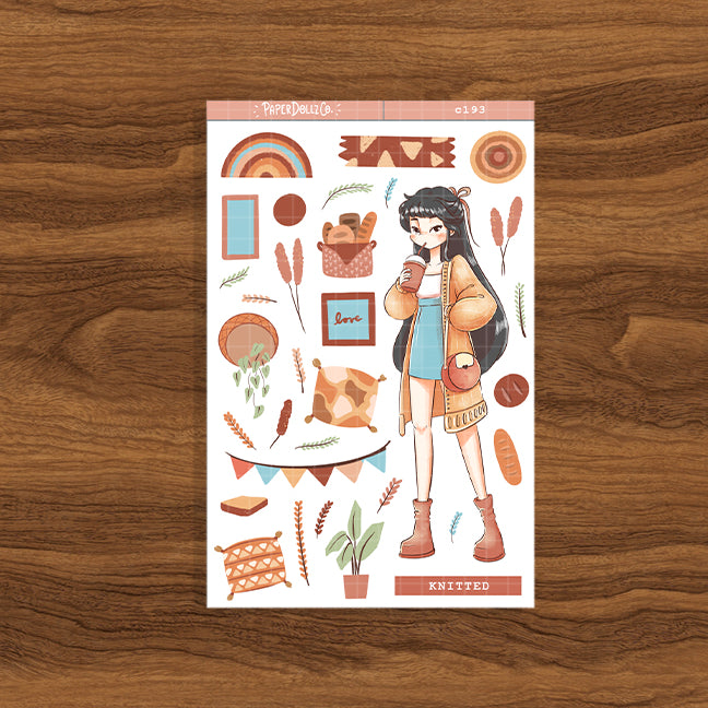 Knitted | Sailor Bloom | Spring Collections Sticker | C193