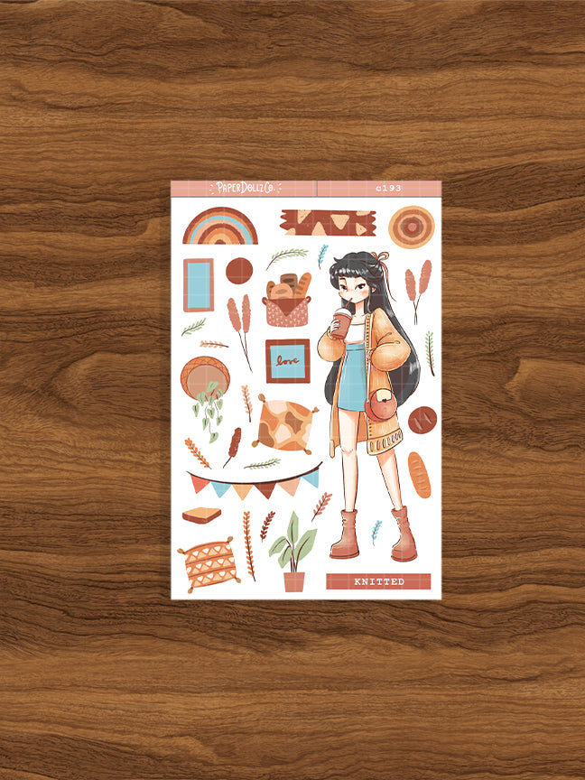 Knitted | Sailor Bloom | Spring Collections Sticker | C193