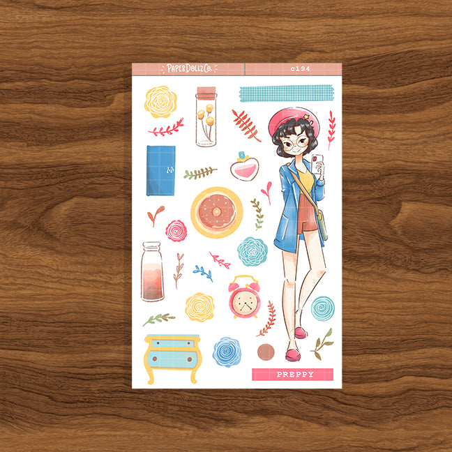 Preppy | Sailor Bloom | Spring Collections Sticker | C194