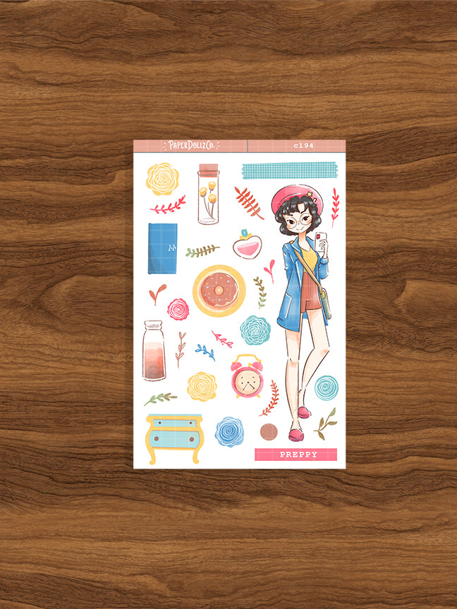 Preppy | Sailor Bloom | Spring Collections Sticker | C194