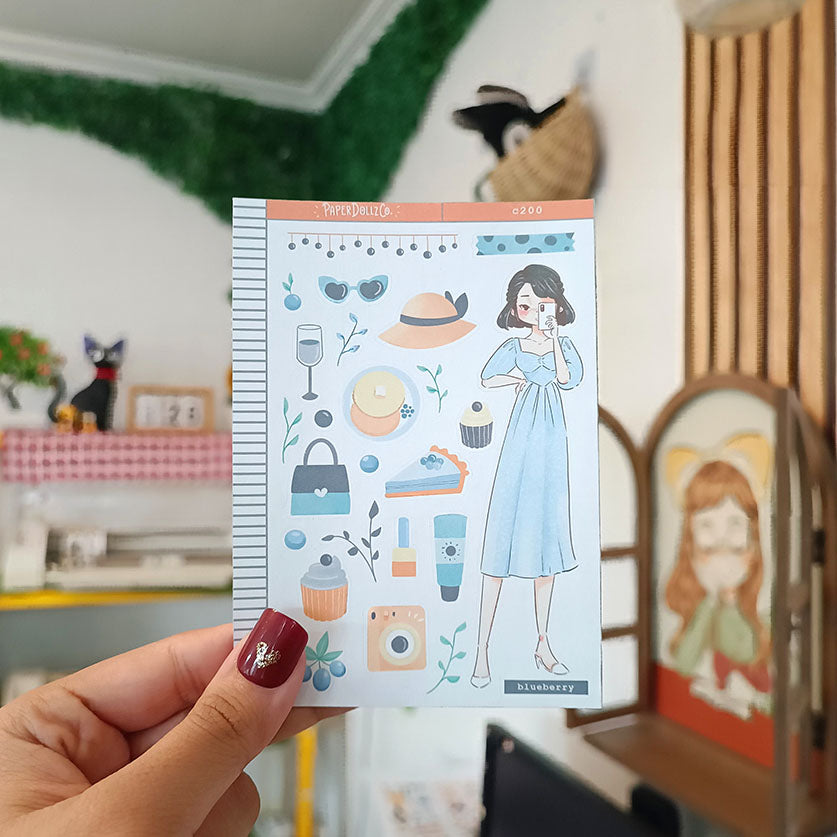 Blueberry | Sweet Summer | Collections Stickers | C200