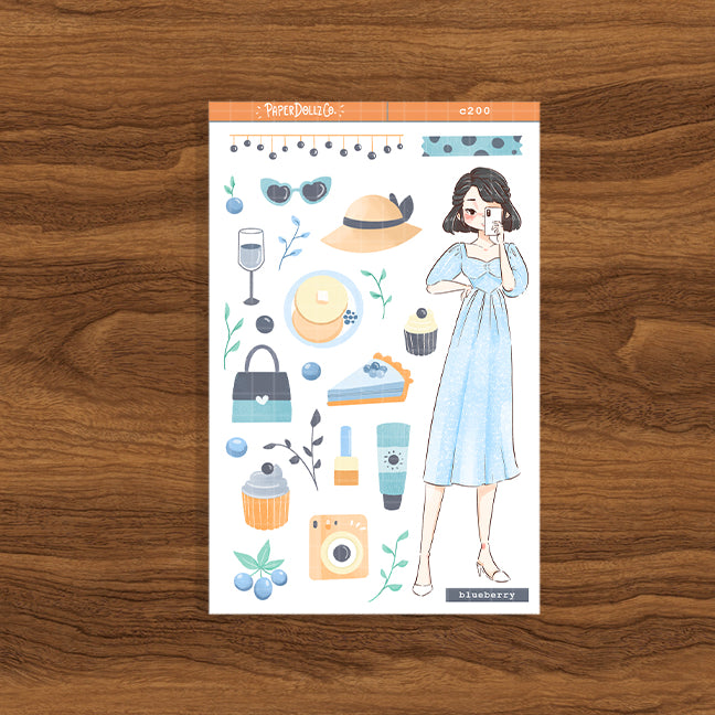 Blueberry | Sweet Summer | Collections Stickers | C200