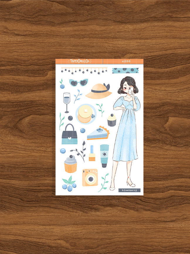 Blueberry | Sweet Summer | Collections Stickers | C200