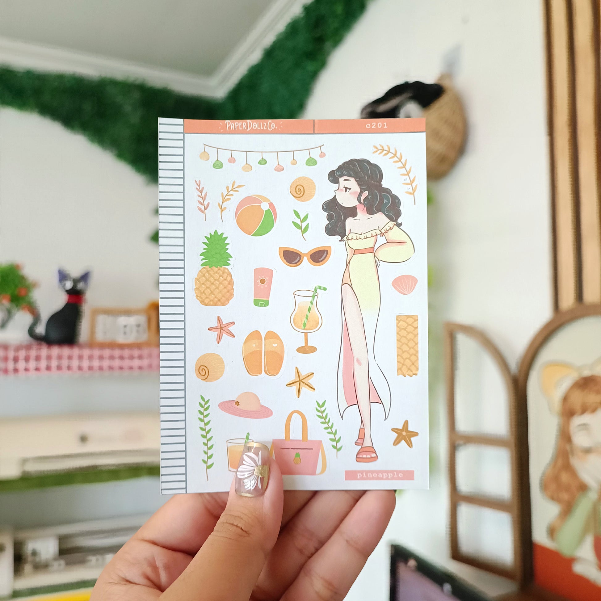 Pineapple | Sweet Summer | Collections Stickers | C201