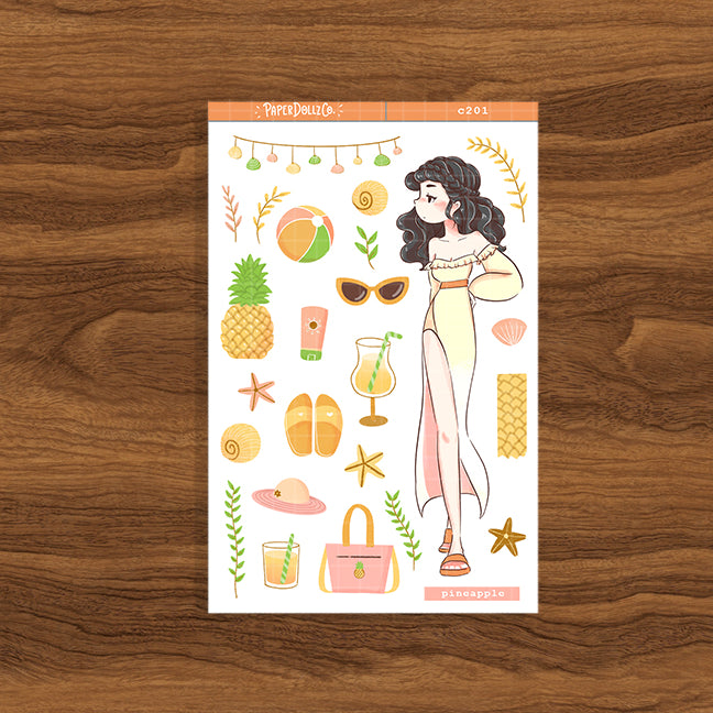 Pineapple | Sweet Summer | Collections Stickers | C201