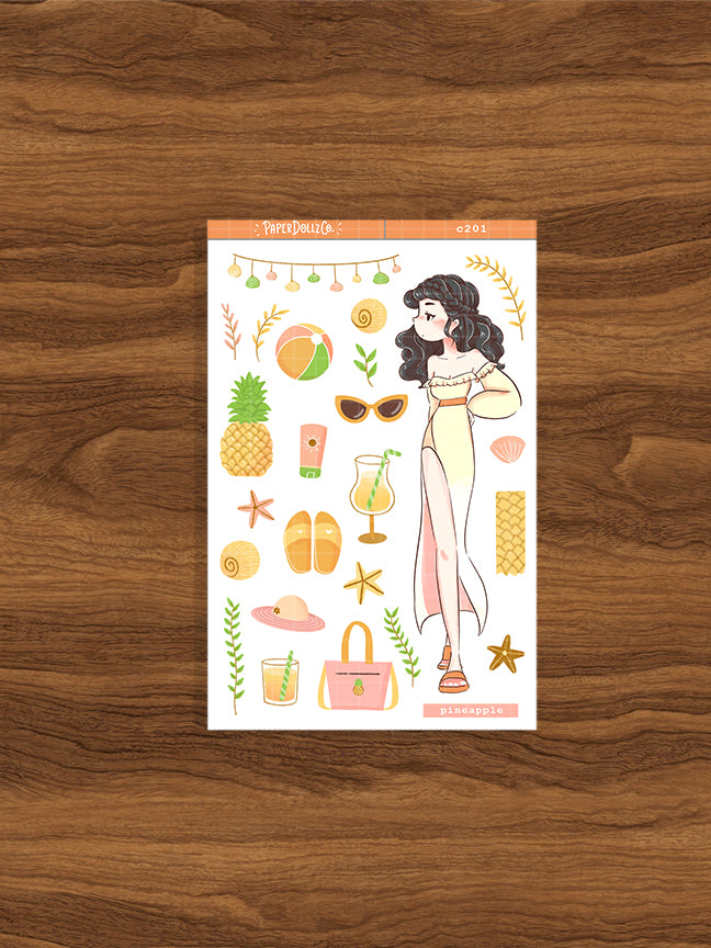 Pineapple | Sweet Summer | Collections Stickers | C201