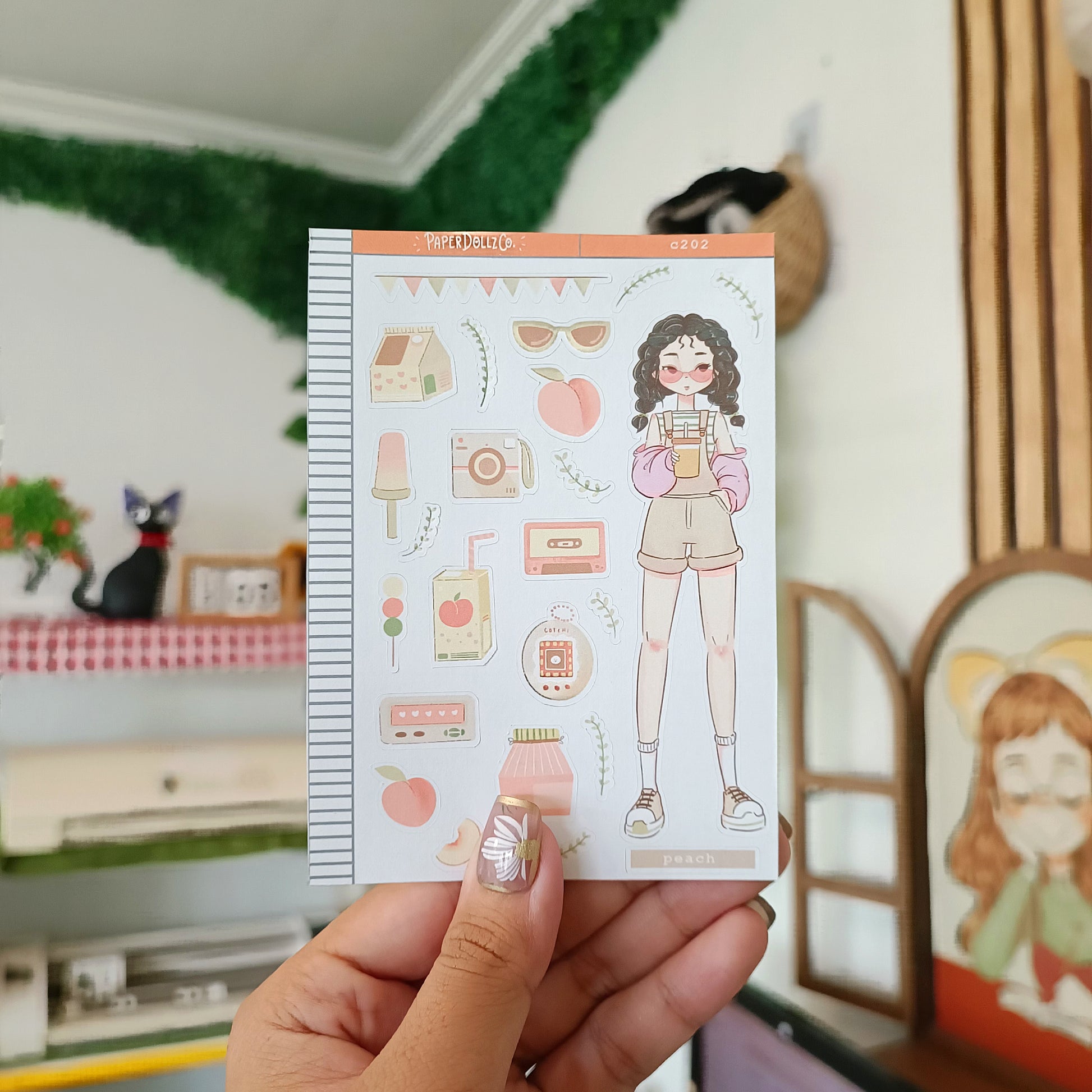 Peach | Sweet Summer | Collections Stickers | C202