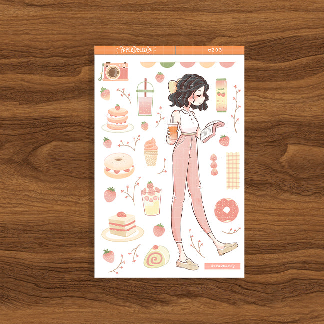 Strawberry | Sweet Summer | Collections Stickers | C203