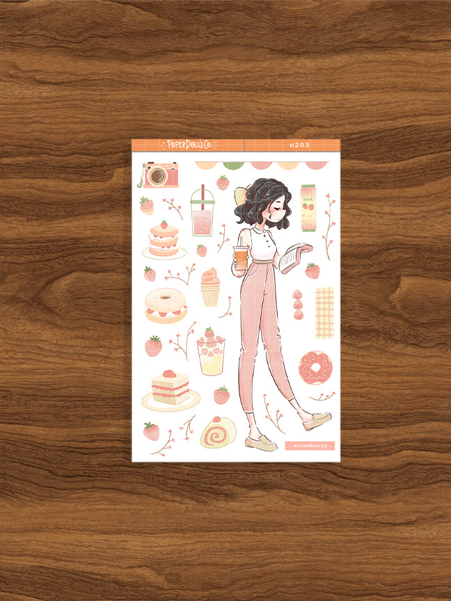 Strawberry | Sweet Summer | Collections Stickers | C203