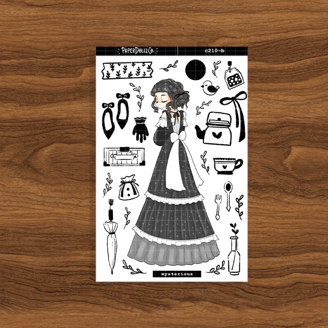 Mysterious | Gothicness | Collections Stickers | C210b