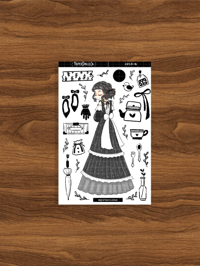 Mysterious | Gothicness | Collections Stickers | C210b