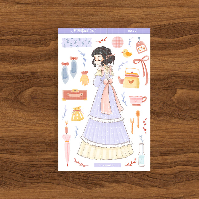 Lavender | Tea Party | Collections Stickers | C210