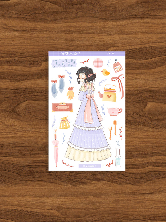 Lavender | Tea Party | Collections Stickers | C210