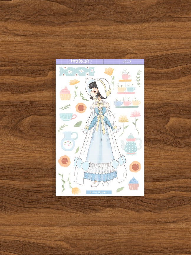 Butterfly Pea | Tea Party | Collections Stickers | C213