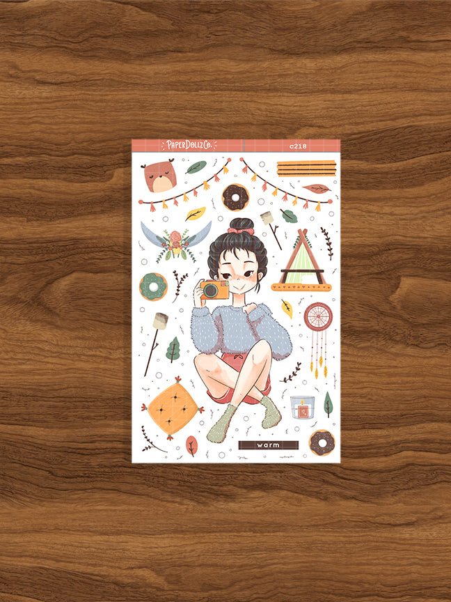 Warm | Slumber Party | Collections Stickers | C218