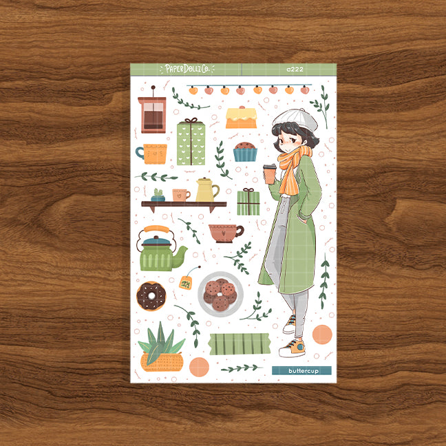 Buttercup | Snow Puffy | Collections Stickers | C222