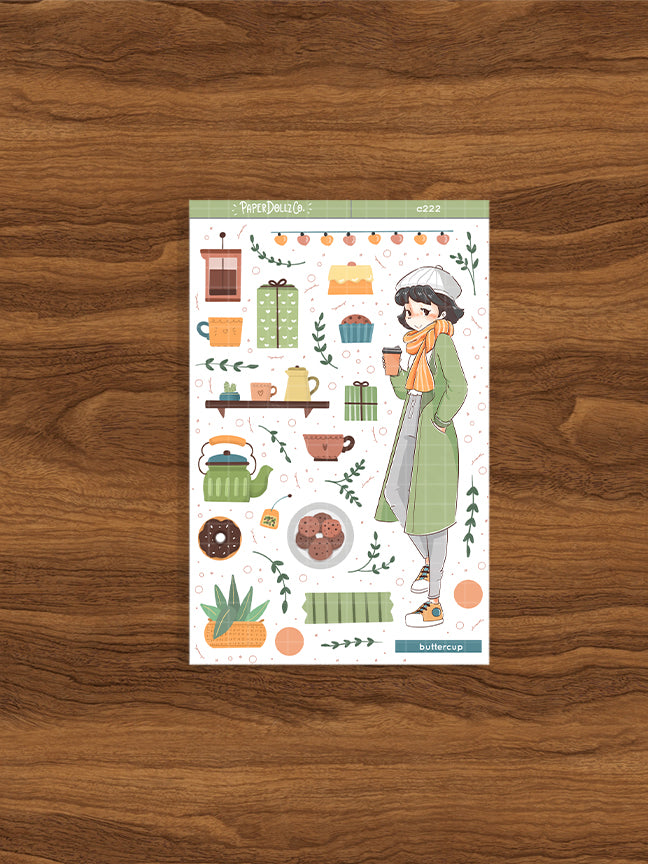 Buttercup | Snow Puffy | Collections Stickers | C222