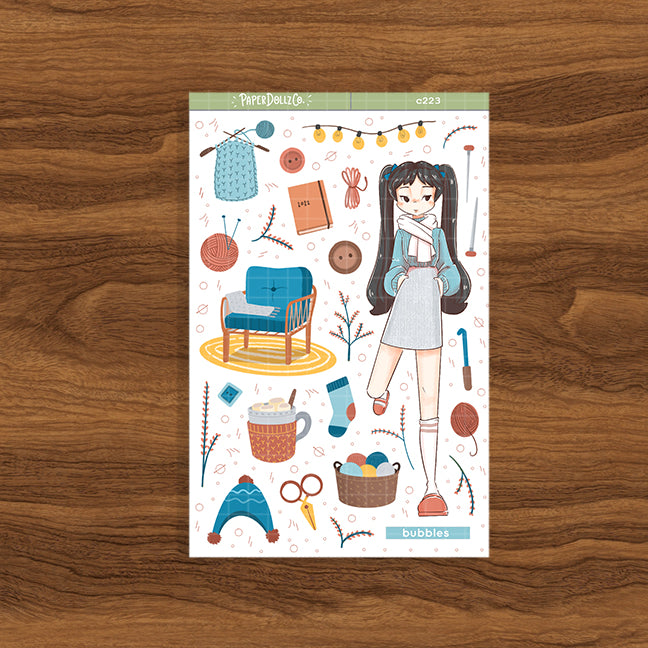 Bubbles | Snow Puffy | Collections Stickers | C223