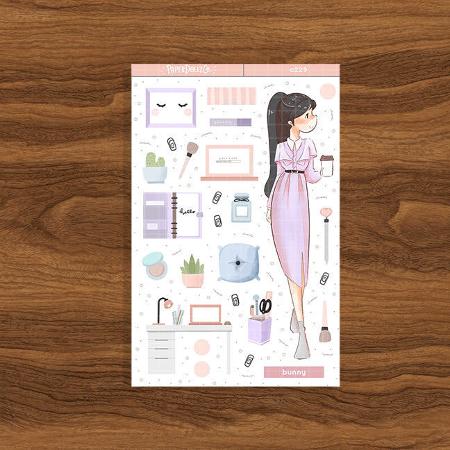 Bunny | Workaholic | Collections Stickers | C229