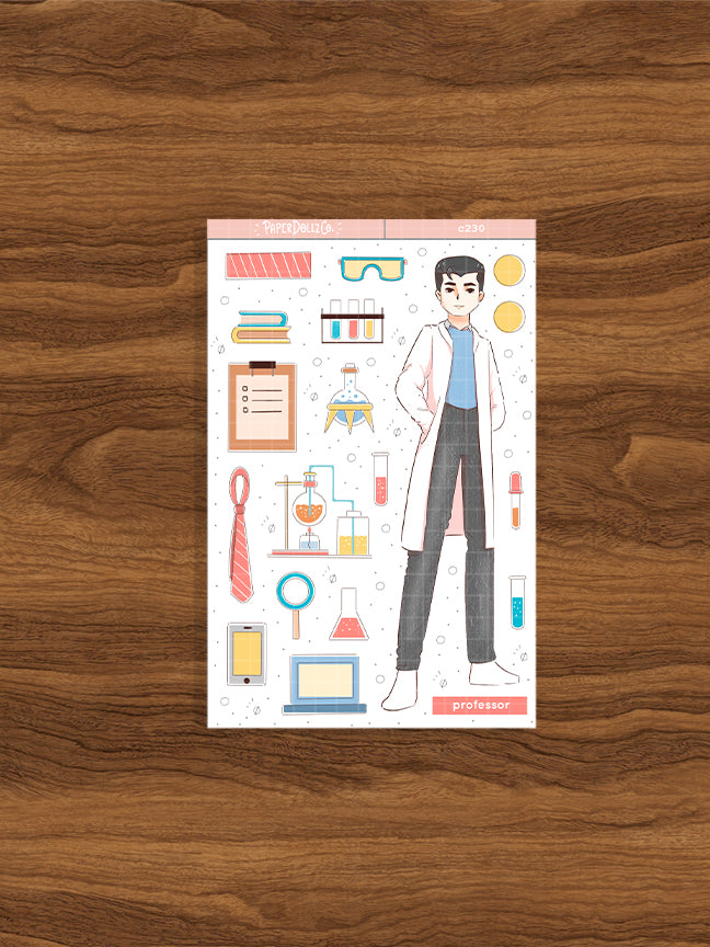 Professor | Workaholic | Collections Stickers | C230