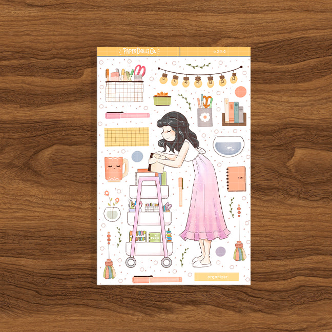 Organizer | Craft Library | Collections Stickers | C234