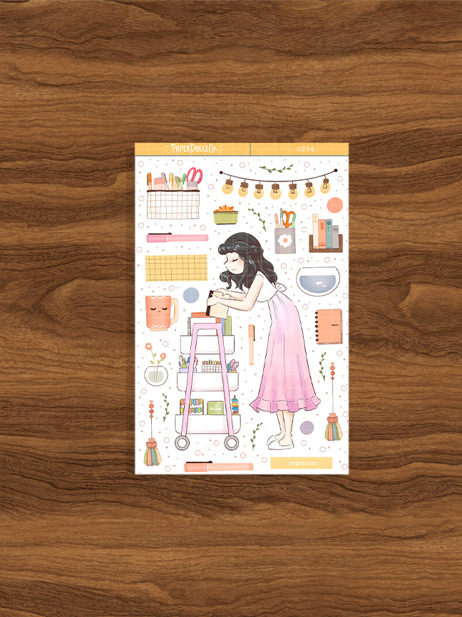 Organizer | Craft Library | Collections Stickers | C234
