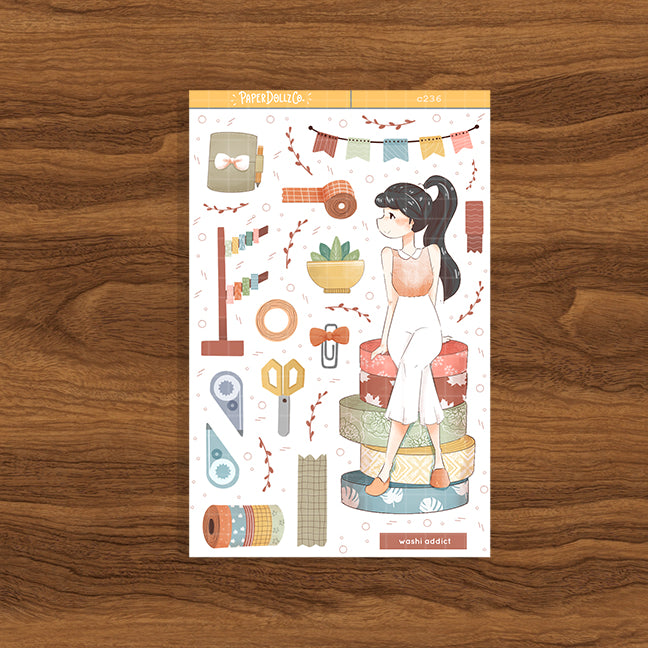 Washi Addict | Craft Library | Collections Stickers | C236