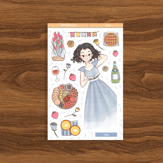 Lilac | Picnic Diaries | Collections Stickers | C242