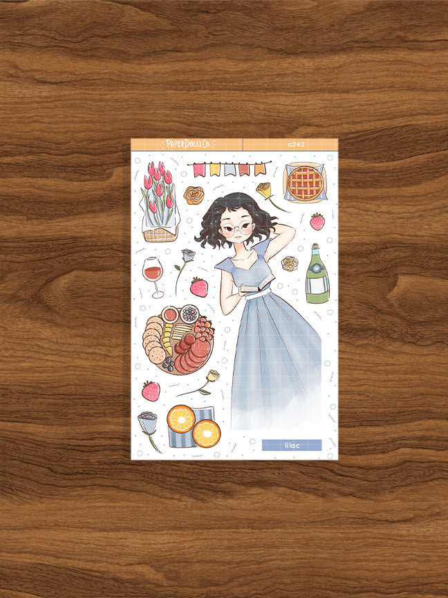 Lilac | Picnic Diaries | Collections Stickers | C242
