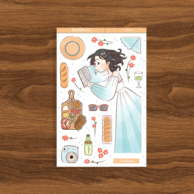 Cerulean | Picnic Diaries | Collections Stickers | C243