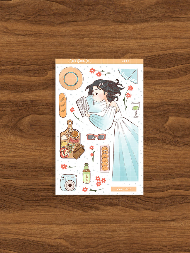 Cerulean | Picnic Diaries | Collections Stickers | C243