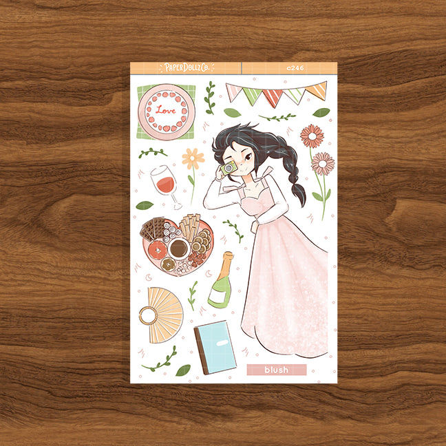 Blush | Picnic Diaries | Collections Stickers | C246