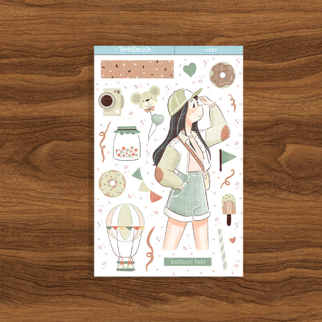 Balloon Fest | My Fair Ladies | Collections Stickers | C247