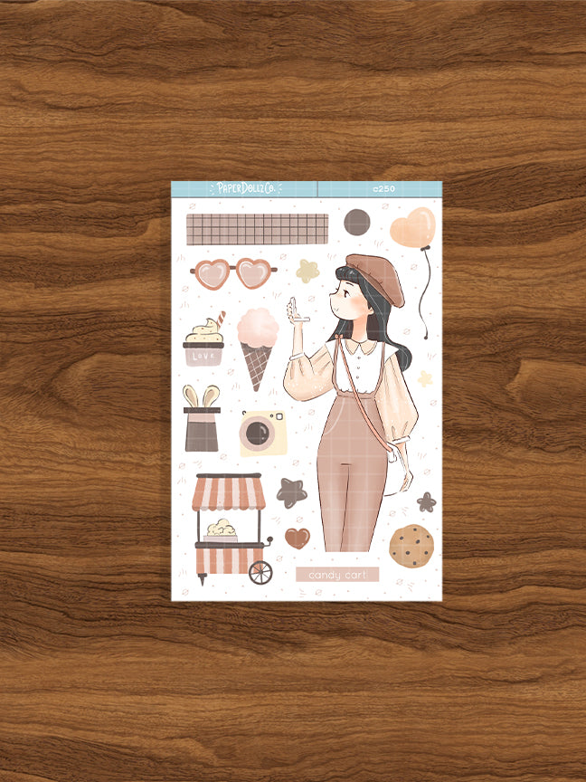 Candy Cart | My Fair Ladies | Collections Stickers | C250
