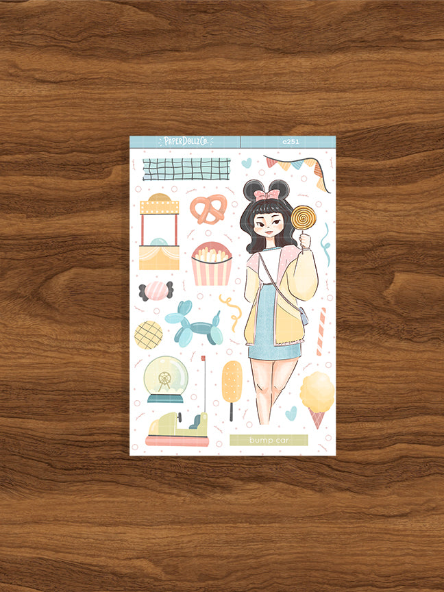 Bump Car | My Fair Ladies | Collections Stickers | C251