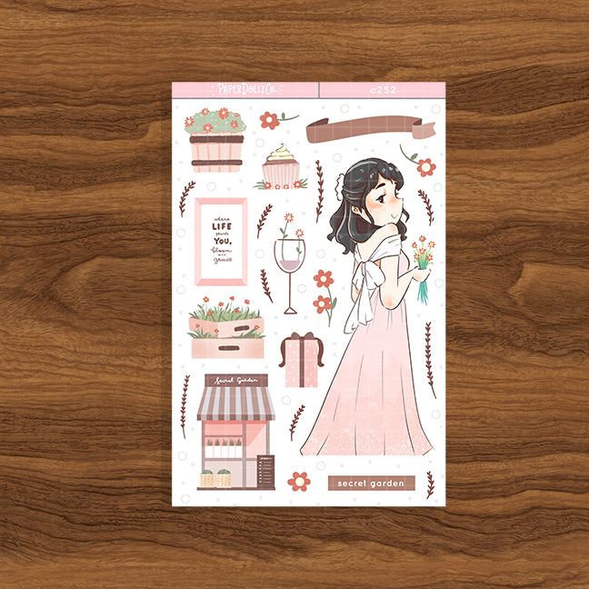 Secret Garden | Shades of Pink | Collections Stickers | C252