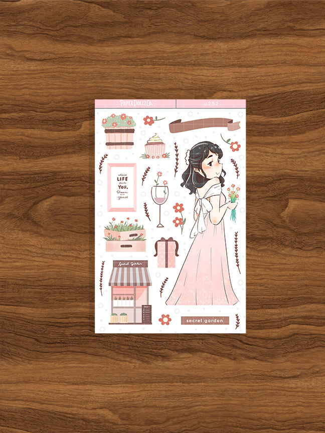 Secret Garden | Shades of Pink | Collections Stickers | C252
