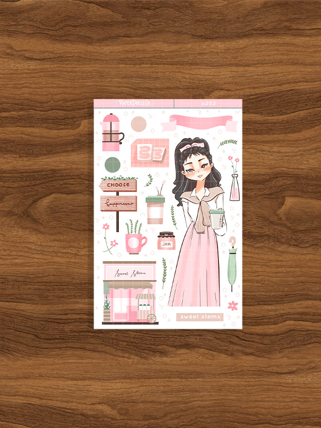 Sweet Stems | Shades of Pink | Collections Stickers | C253
