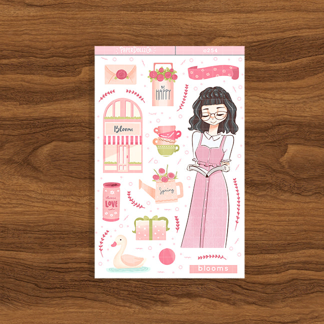Blooms | Shades of Pink | Collections Stickers | C254