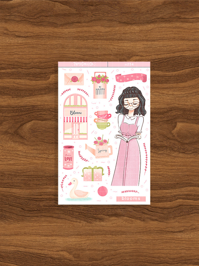 Blooms | Shades of Pink | Collections Stickers | C254