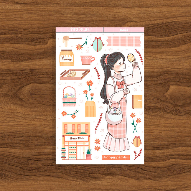 Happy Petals | Shades of Pink | Collections Stickers | C255