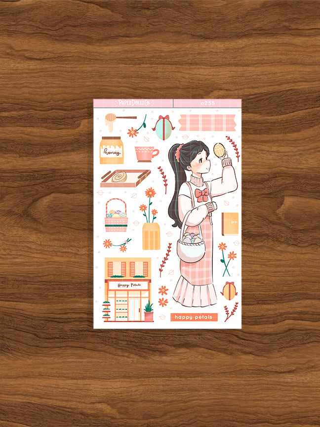 Happy Petals | Shades of Pink | Collections Stickers | C255