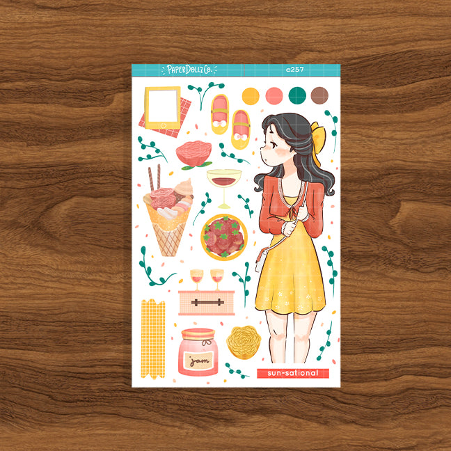 Sun-sational | Summer Princess | Collections Stickers | C257