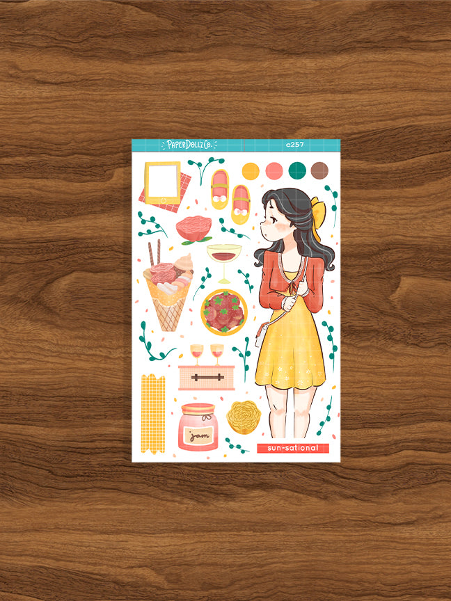 Sun-sational | Summer Princess | Collections Stickers | C257