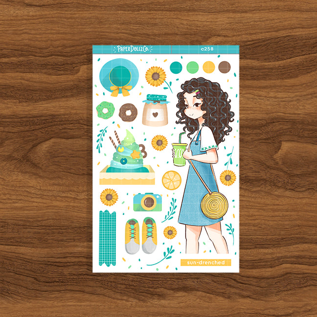 Sun-drenched | Summer Princess | Collections Stickers | C258