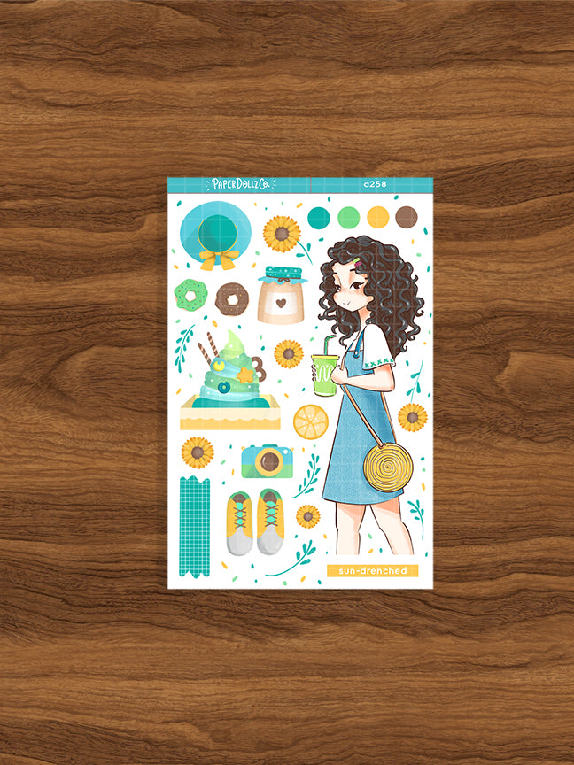 Sun-drenched | Summer Princess | Collections Stickers | C258