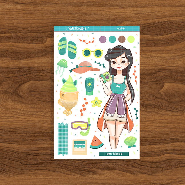 Sun-kissed | Summer Princess | Collections Stickers | C259